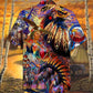Bohemian Eagle Heart Hawaiian Shirt For Poolside Relaxation And Sunny Getaways