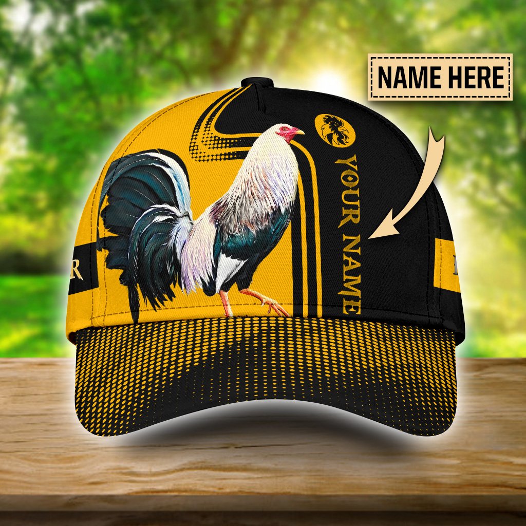 Personalized Rooster Classic Cap For Outdoor Travel Parties And Thoughtful Holiday Gifting
