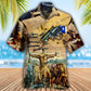 Peaceful Outdoor Heritage Hawaiian Shirt With All Over Print For Summer Vacation Beach Travel And Casual Wear