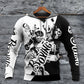 Black White Boxing Spirit Hoodie For Comfortable Daily Outfits Holidays And Casual Wear