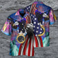American New Year Hawaiian Shirt Design View For Casual Summer Styling