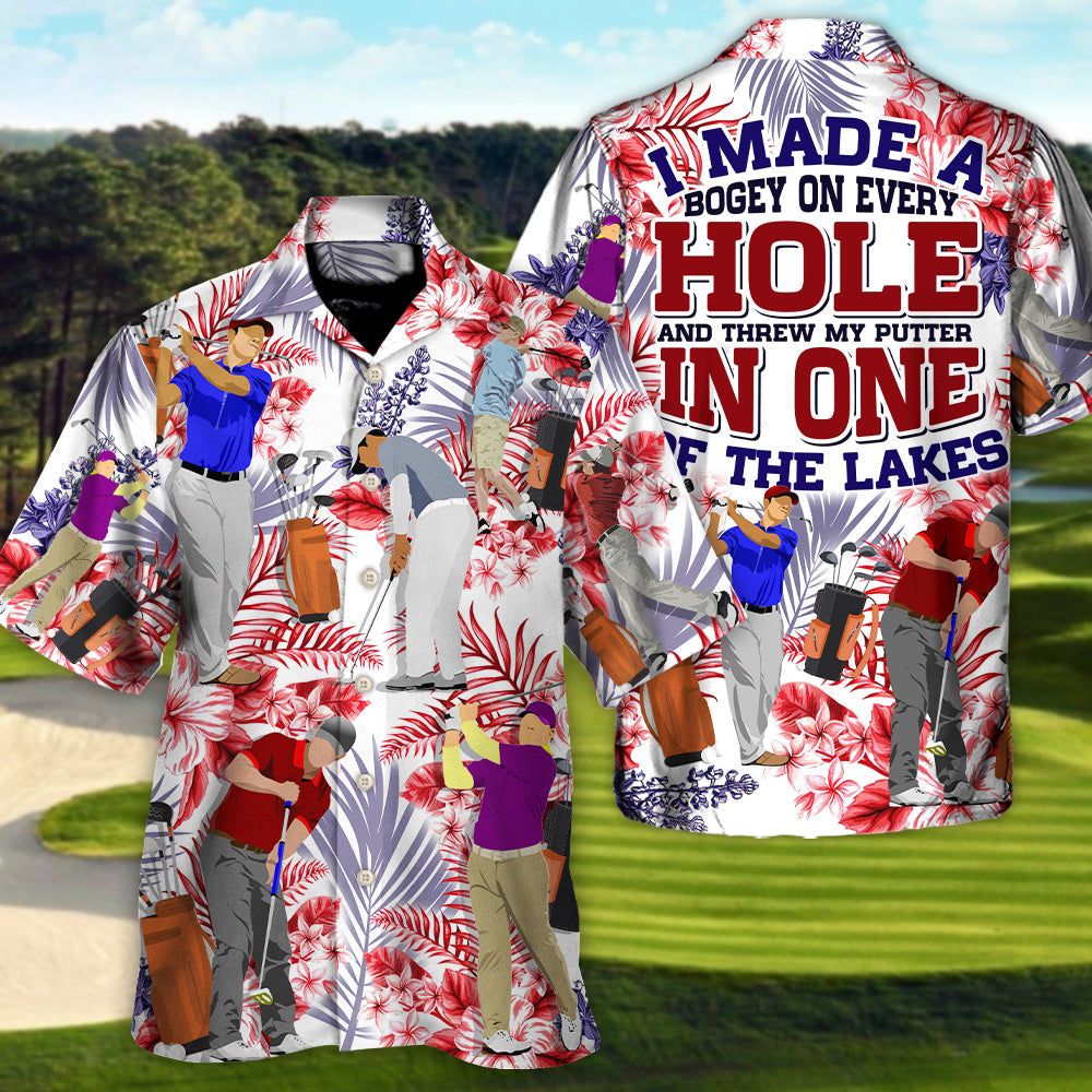 Funny Golf Outdoor Passion Hawaiian Shirt Front Pattern View For Thoughtful Gifting