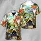Camping Squad Classy Sassy Bit Smart Assy Hawaiian Shirt Fabric Pattern Detail For Vacation Style