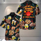Funny Barbecue Food BBQ Grill Hawaiian Shirt Front Pattern View For Weekend Trips