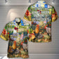 Vintage Gardening Garden Hawaiian Shirt Detailed Pattern View For Coastal Travel