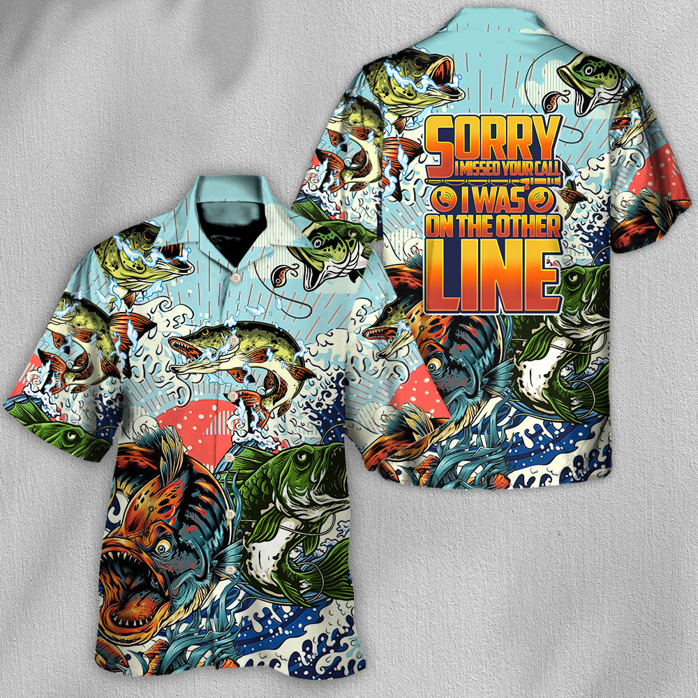 Fishing Weekend Humor Hawaiian Shirt Artwork View For Vacation Style