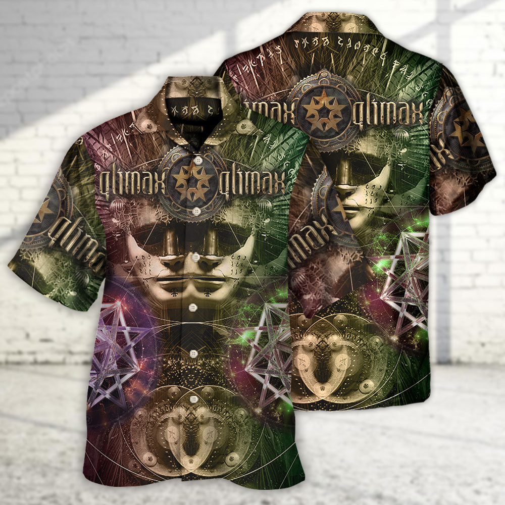 Electronic Music Festival Hawaiian Shirt Artwork View For Resort Wear