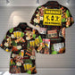 Funny Barbecue BBQ Beer Hawaiian Shirt Pattern Detail For Island Holidays