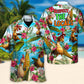 Tropical Funny Surfing Chicken Hawaiian Shirt Design View For Weekend Trips