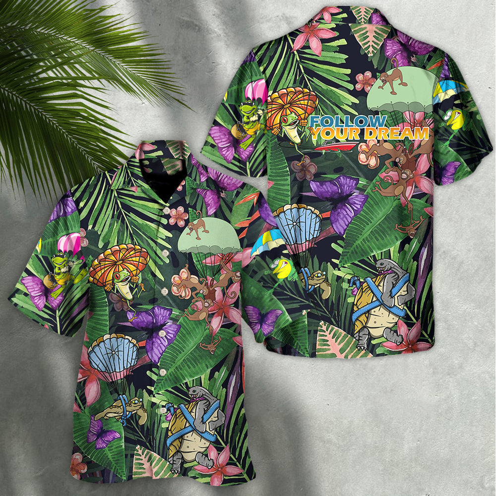 Parasailing Outdoor Passion Hawaiian Shirt Resort Outfit View For Vacation Style