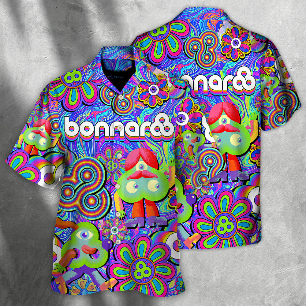Summer Music Festival Hawaiian Shirt Tropical Styling View For Warm Weather Events