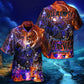 Gothic Dark Skull Hawaiian Shirt Summer Design Detail For Coastal Travel