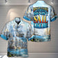Sailing Weekend Humor Hawaiian Shirt Detailed Pattern View For Warm Weather Events
