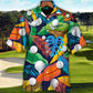 Tropical Funny Golf Weekend Humor Hawaiian Shirt Relaxed Style View For Tropical Vacations
