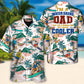 Waterskiing Water Dad Beach Hawaiian Shirt Tropical Styling View For Thoughtful Gifting