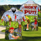 Funny Golf Outdoor Passion Hawaiian Shirt Detailed Pattern View For Resort Wear