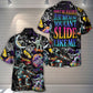 Skateboarding Outdoor Passion Hawaiian Shirt Detailed Pattern View For Summer Travel