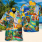Funny Surfing Vacation Sport Hawaiian Shirt Creative Print View For Tropical Vacations
