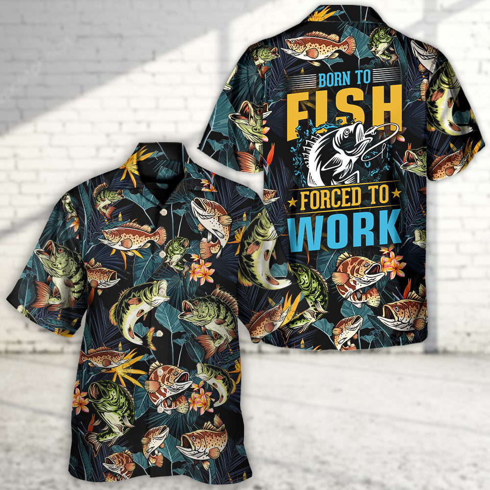 Tropical Fishing Adventure Graphic Hawaiian Shirt Artwork View For Vacation Style