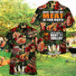 Funny Barbecue BBQ Grill Food Hawaiian Shirt Tropical Styling View For Casual Outings