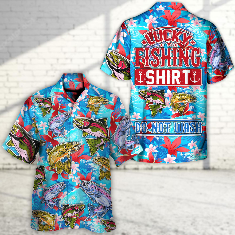 Tropical Fishing Adventure Graphic Hawaiian Shirt All Over Print Detail For Casual Outings