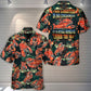 Tropical Lobster Hawaiian Shirt Fabric Pattern Detail For Weekend Trips