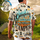 Camping Camper Hawaiian Shirt Pattern View For Lightweight Everyday Style
