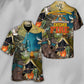 Camping It'S Fine Dandy Someone'S Marshmallow Hawaiian Shirt Collar And Front View For Tropical Vacations