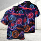 Rock Music Hawaiian Shirt Button Front Artwork For Summer Travel