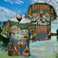 Funny Kayaking Flipper Adventure Hawaiian Shirt Artwork Detail For Tropical Trips And Casual Outings