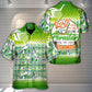 Golf Player Hawaiian Shirt Pattern View For Relaxed Warm Weather Outfits
