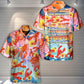 Tropical Lobstering Hawaiian Shirt Print Closeup For Island Holidays