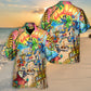 Beach Parrot Sea Hawaiian Shirt Creative Print View For Resort Wear