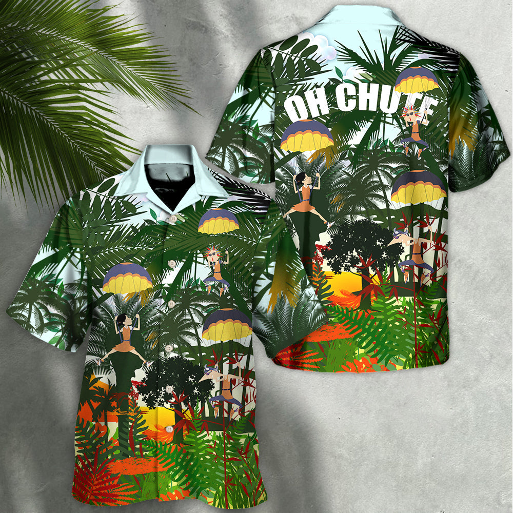 Parasailing Outdoor Passion Hawaiian Shirt Artwork View For Thoughtful Gifting