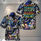 Coastal Karting Activity Hawaiian Shirt Relaxed Style View For Coastal Travel