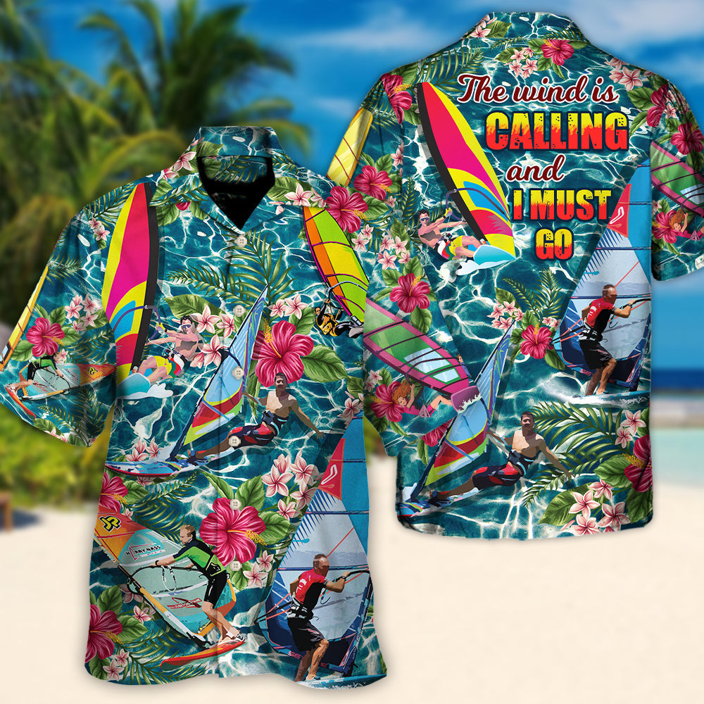 Windsurfing Outdoor Passion Hawaiian Shirt Print Closeup For Thoughtful Gifting