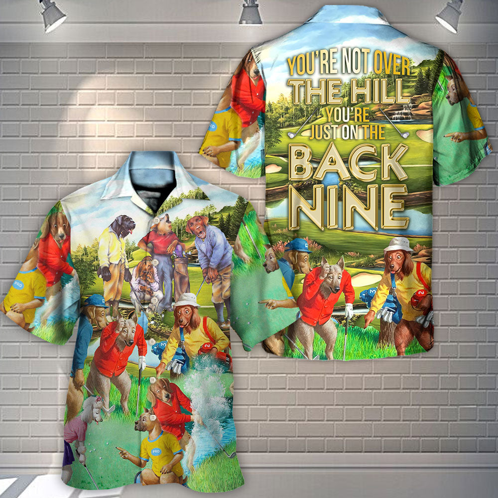 Golf Vacation Sport Hawaiian Shirt Front Pattern View For Tropical Vacations