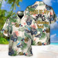 Bird Watching Hawaiian Shirt Button Front Artwork For Summer Travel