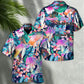 Parasailing Adventure Graphic Hawaiian Shirt All Over Print Detail For Coastal Travel