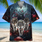 Wolves Crimson Hawaiian Shirt For Coastal Travel, Casual Events, And Comfortable Summer Wear