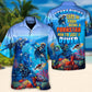 Scuba Diving Diver Hawaiian Shirt Artwork View For Coastal Escapes And Resort Style