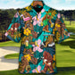 Tropical Funny Golf Bigfoot Beer Hawaiian Shirt All Over Print Detail For Island Holidays