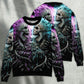 Flaming Skull Bold Sweater For Bold Streetwear Travel And Relaxed Everyday Styling