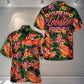 Tropical Lobster Hawaiian Shirt Front Pattern View For Coastal Travel