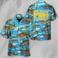 Fishing Adventure Graphic Hawaiian Shirt Artwork View For Casual Outings