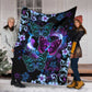 Butterfly Faith Hope Love Flannel Blanket For Cozy Bedroom Sofa Decor