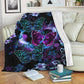 Butterfly Faith Hope Love Flannel Blanket For Cozy Bedroom Sofa Decor