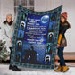 Family To My Wife Couple Flannel Blanket For Cozy Bedroom Sofa Decor