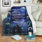 Family To My Wife Couple Flannel Blanket For Cozy Bedroom Sofa Decor