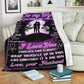 Family To My Wife Lover Flannel Blanket For Cozy Bedroom Sofa Decor